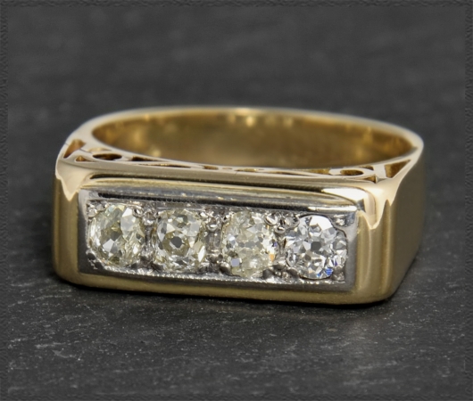 Antiker 0,58ct Diamant Ring, 585 Gold